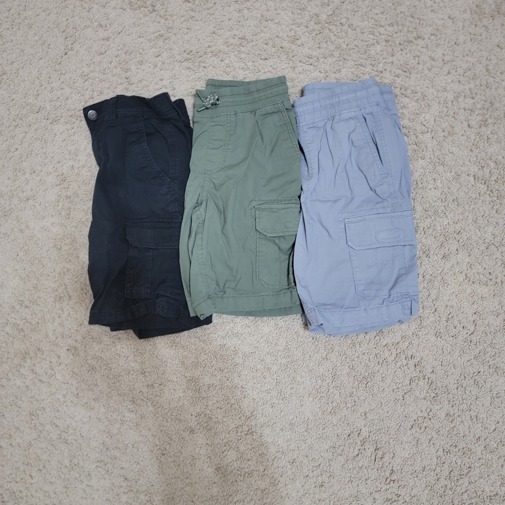 Sonoma Kids Cargo Shorts - Black, Olive, Gray